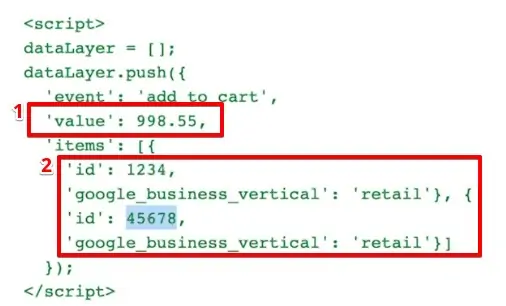 Installation de codes dans la couche de données pour le re-marketing dynamique en utilisant Google-Tag-Manager-1